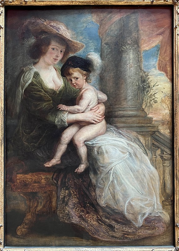 Rubens — Hélène Fourment et son fils aîné 1632